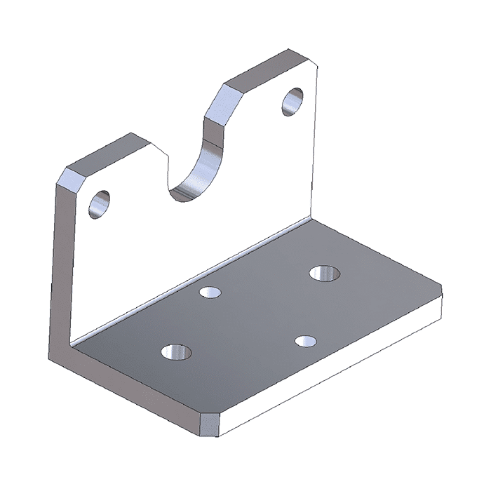 90° Bracket for KLOVER MiK 16 Sound Shield