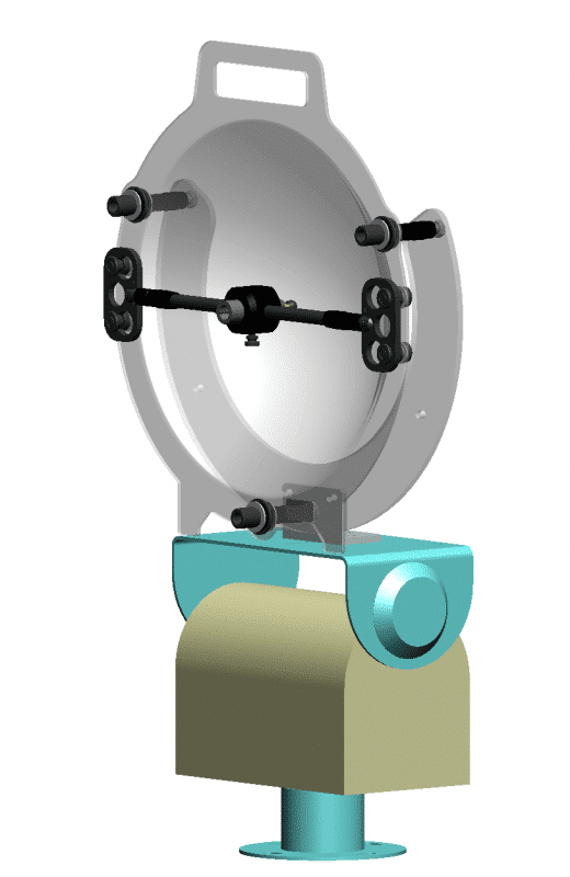 90° Bracket for KLOVER MiK 16 Sound Shield
