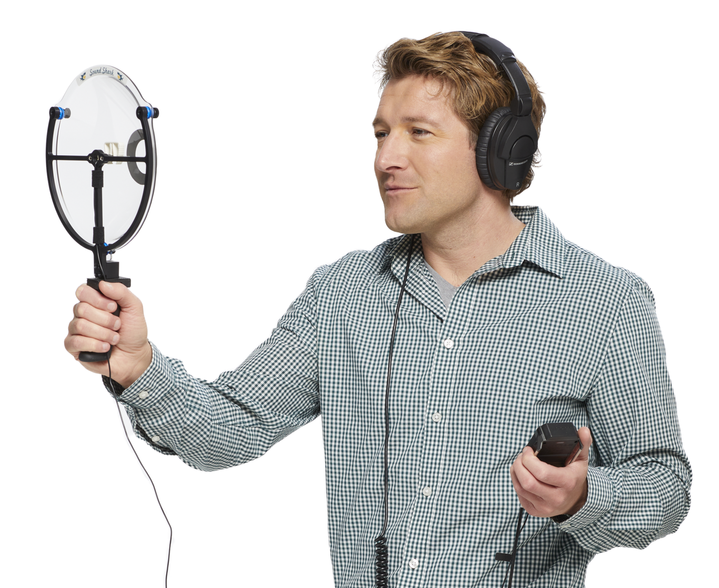 Sound Shark (Black) Parabolic Microphone