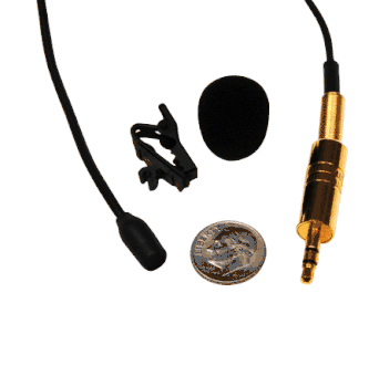 Right Angle Microphone Madness 3.5mm TRS Lapel Mic (Bundle)