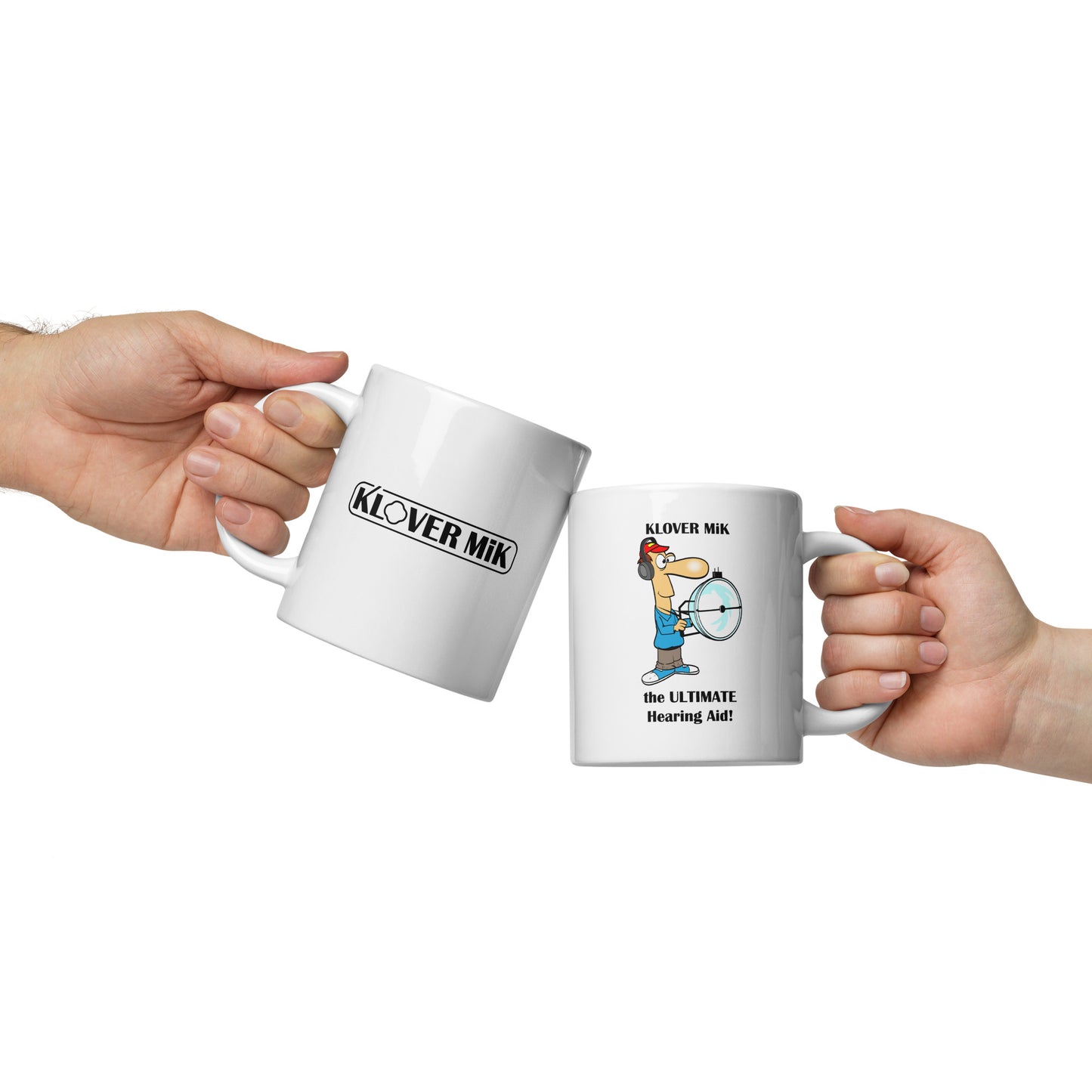 White KLOVER MiK Mug