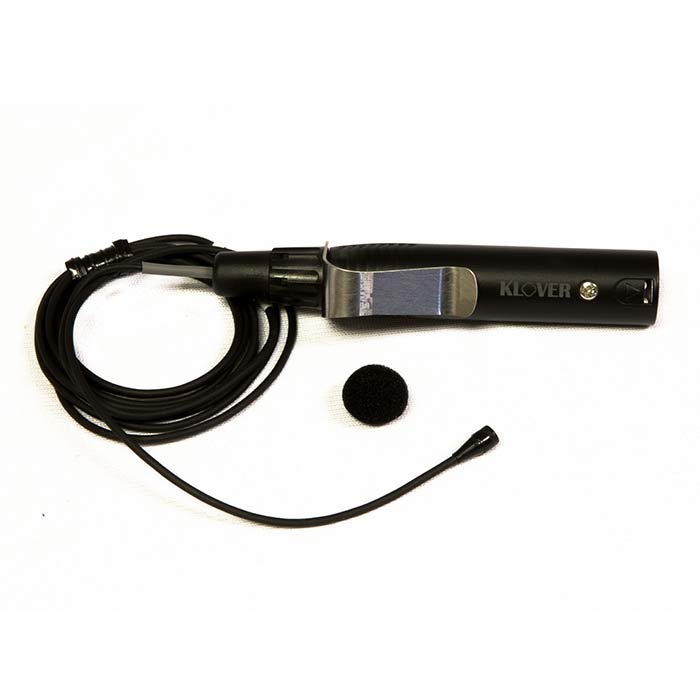 Klover Equalized XLR Lapel Microphone for Parabolic Mics