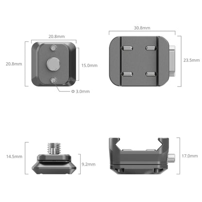1/4" Miniature Quick-Release Plate (Bundle)