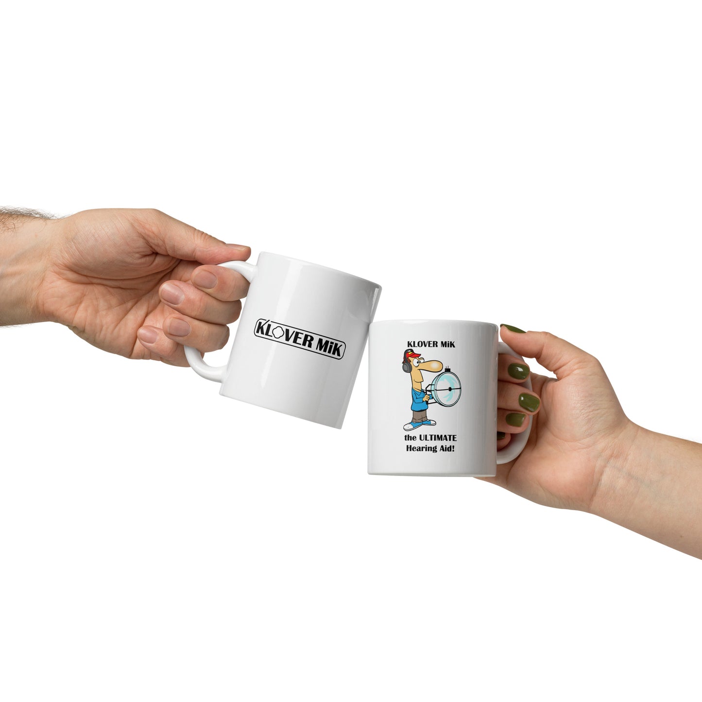 White KLOVER MiK Mug